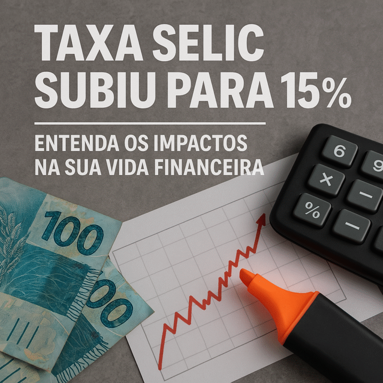 Taxa Selic Subiu para 15%