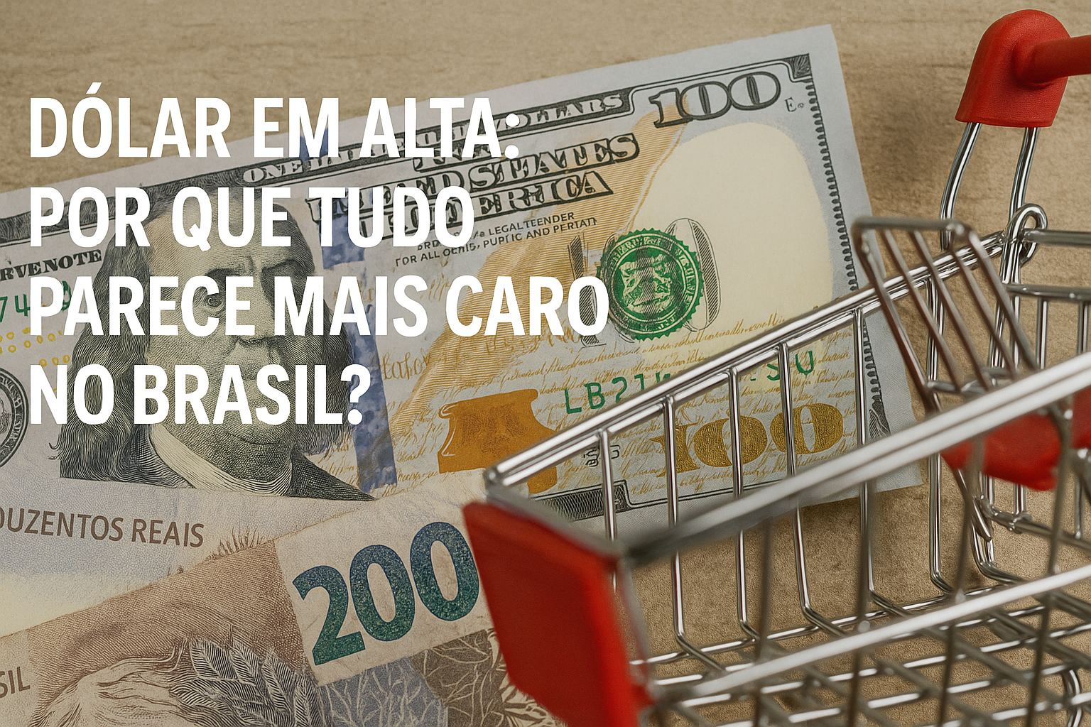 Dólar em Alta: Por que Tudo Parece Mais Caro no Brasil?