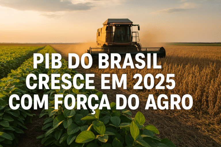 PIB do Brasil cresce em 2025 com força do agro