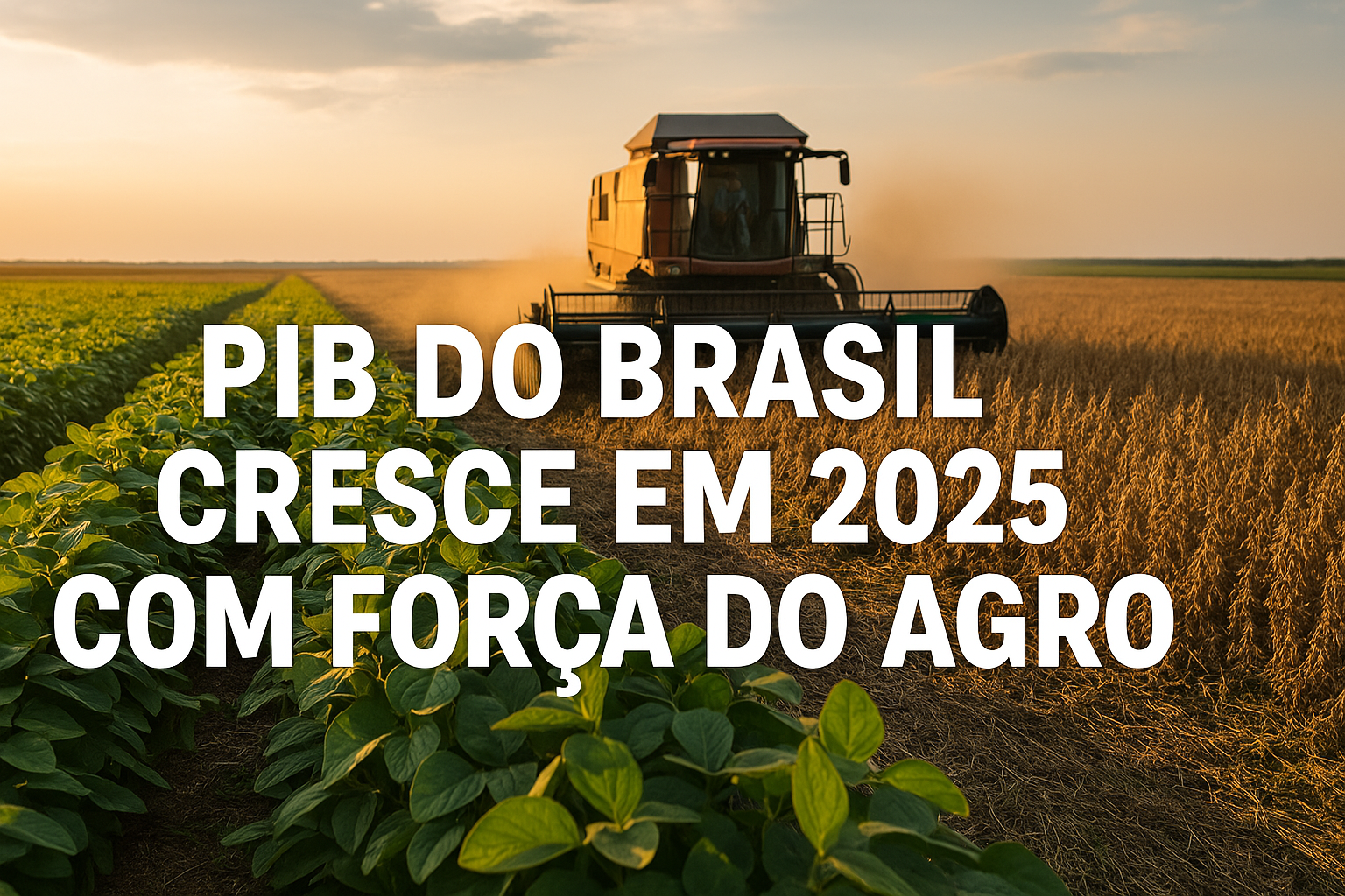 PIB do Brasil cresce em 2025 com força do agro