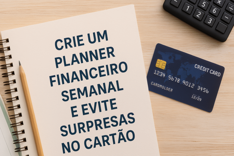 Crie um Planner Financeiro Semanal e Evite Surpresas no Cartão