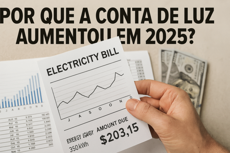 Por que a conta de luz aumentou em 2025?