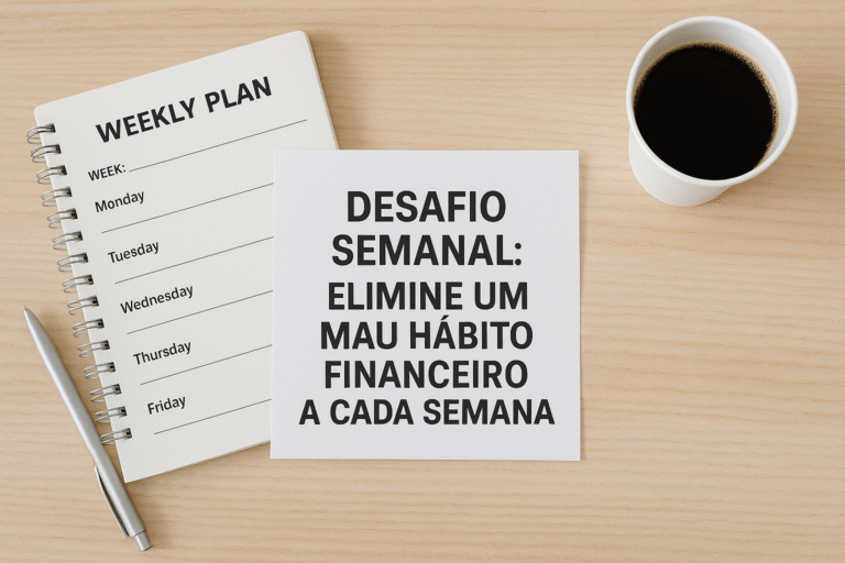 Desafio Semanal: Elimine um Mau Hábito Financeiro a Cada Semana