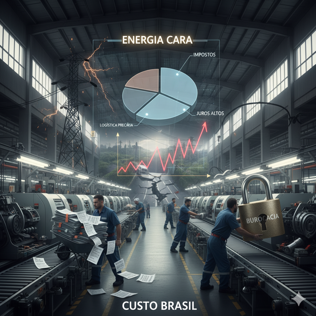 Custo Brasil: Por que produzir e vender aqui custa mais caro do que deveria