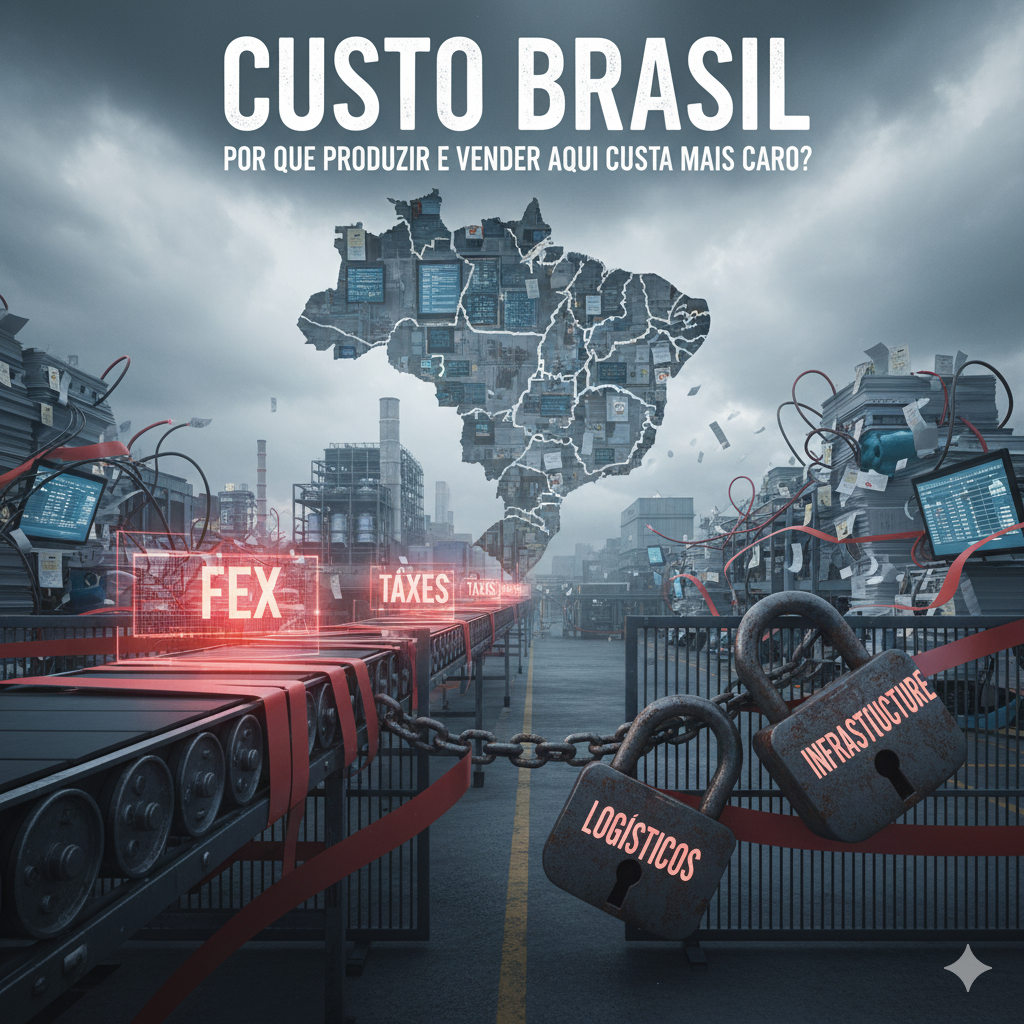 Custo Brasil: Por que produzir e vender aqui custa mais caro do que deveria