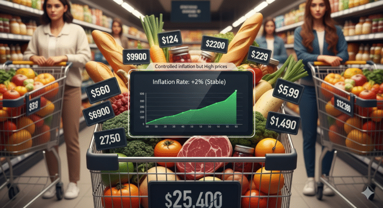 Inflação Controlada: Por que os Preços Ainda Parecem Altos?