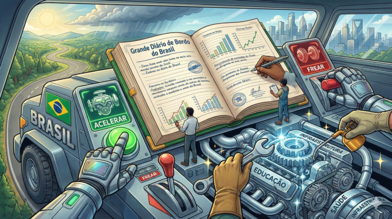 O Grande Diário de Bordo do Brasil: Acelerando, Freando e Cuidando do Motor
